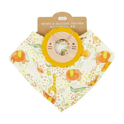 Mud Pie - Safari Bib & Teether Set Image 1