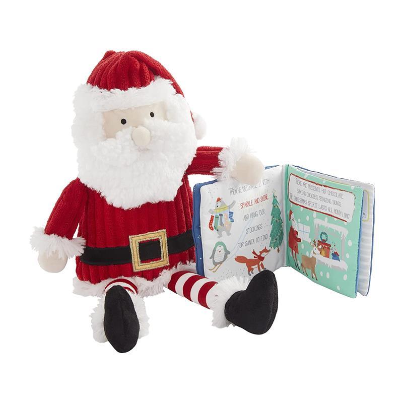 Mud Pie - Santa Plush Whit Book Its Christmas Time Image 3