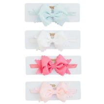 Mud Pie - Scallop Bow Headbands, Hot Pink Image 2