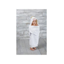 Mud Pie Swan Hooded Towel White One Size Image 2
