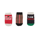 Mud Pie Team Santa Infant Socks Christmas Set, 0-12M.