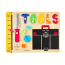 Mud Pie - Tools Busy Board Wood Puzzle Image 1