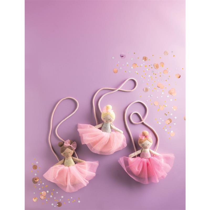 Mud Pie Tulle Ballerina Purse Blonde