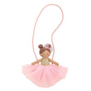 Mud Pie Tulle Ballerina Purse Brunette