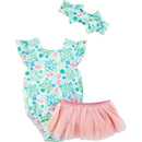 Mud Pie - Turtle/Stripe Reversible Swimsuit & Tutu Set Image 1
