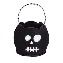 Mud Pie - Unisex Kid's Halloween LED Light Up Projecting Treat Bucket, Black Image 2