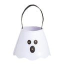 Mud Pie - Unisex Kid's Halloween LED Light Up Projecting Treat Bucket, White Image 2