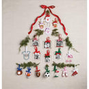 Mud Pie White Bow Frame Ornament