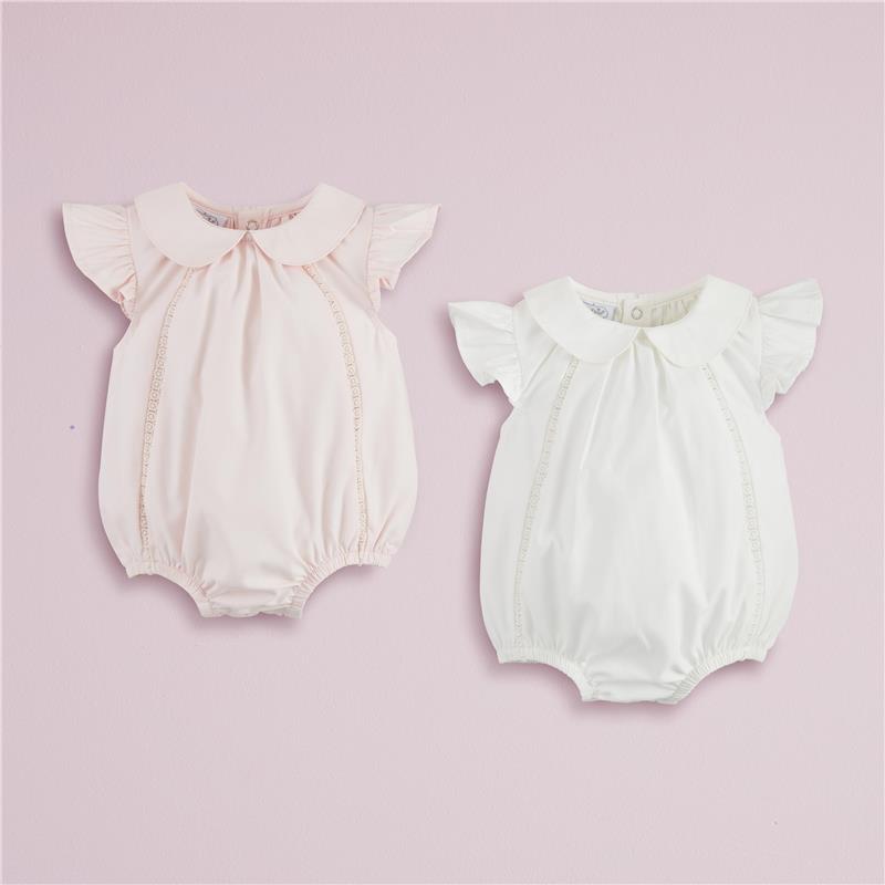 Mud Pie - White Collared Poplin Bubble 3/6M Image 3