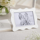 Mud Pie White Enamel Cross 4x6 Picture Frame