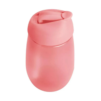 Light pink Munchkin 10oz Simple Clean Straw Cup featuring a spill-proof lid, designed for easy sipping for toddlers.