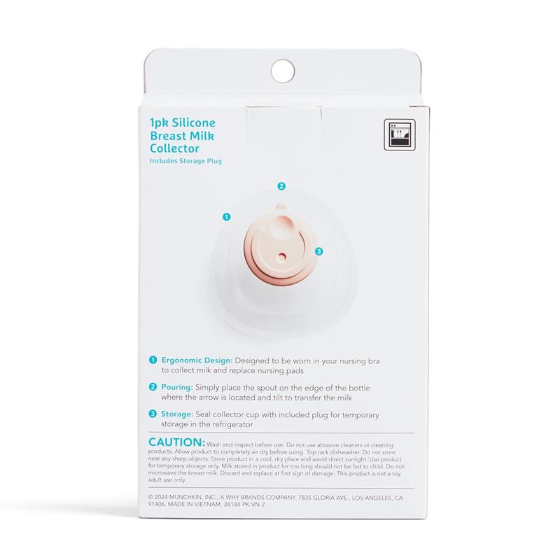 Munchkin 1Pk Silicone Breastmilk Collector Cup Image 8