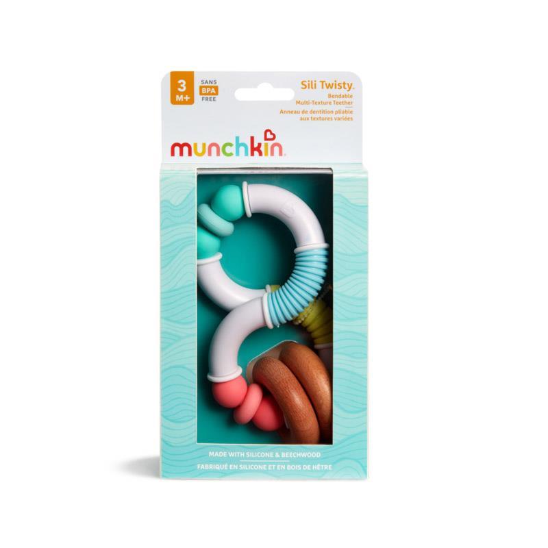 Munchkin - 1Pk Silicone & Wood Twisty Figure 8 Image 4