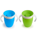 Munchkin - 2Pk Miracle 360° Trainer Cup, Blue/Green Image 3
