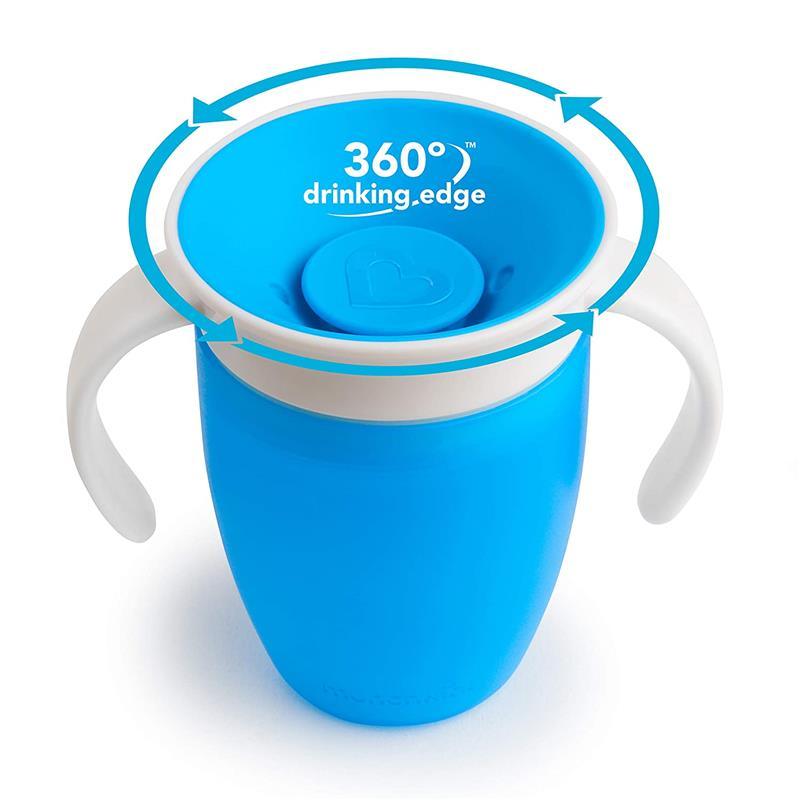 Munchkin - 2Pk Miracle 360° Trainer Cup, Blue/Green