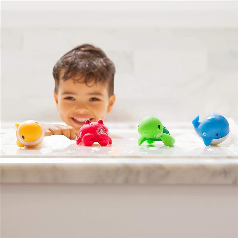 Munchkin - 4Pk Ocean Squirts Baby Bath Toy Image 3