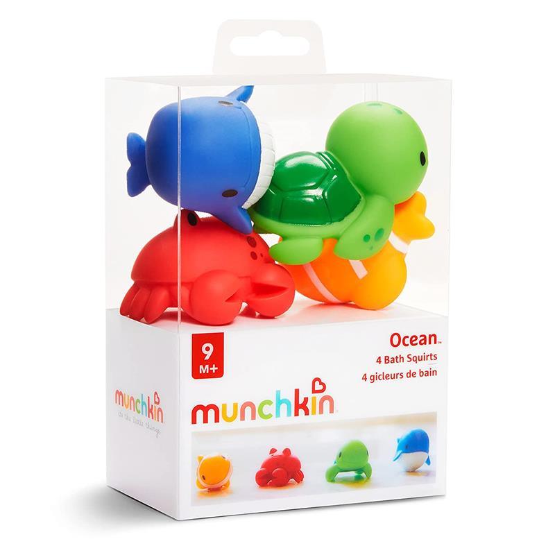 Munchkin - 4Pk Ocean Squirts Baby Bath Toy Image 7
