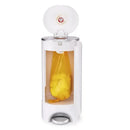Munchkin Arm & Hammer Diaper Pail with a yellow refill bag inside, designed for odor control in diaper disposal.