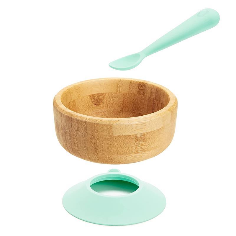 Munchkin - Bambou Suction Bowl & Silicone Spoon Image 3