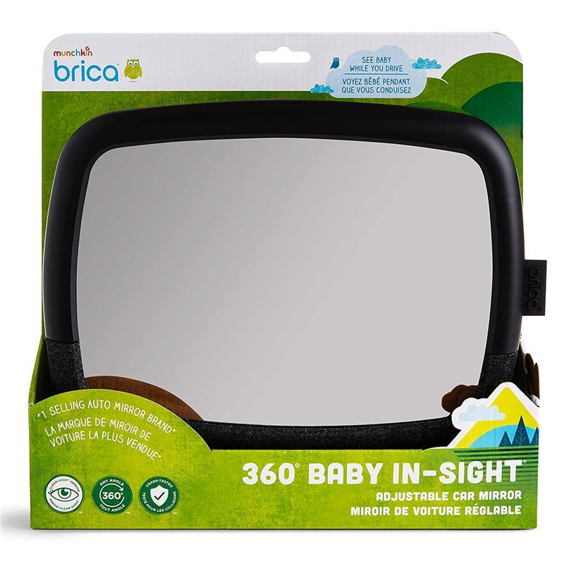 Munchkin Brica 360° Baby In-Sight Pivot Mirror, Adjustable Car Mirror Image 3