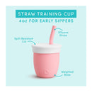 Munchkin - C’est Silicone! Training Cup with Straw, Coral Image 3
