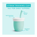 Munchkin - C’est Silicone! Training Cup with Straw, Mint Image 3