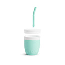 Munchkin - C’est Silicone! Training Cup with Straw, Mint Image 5