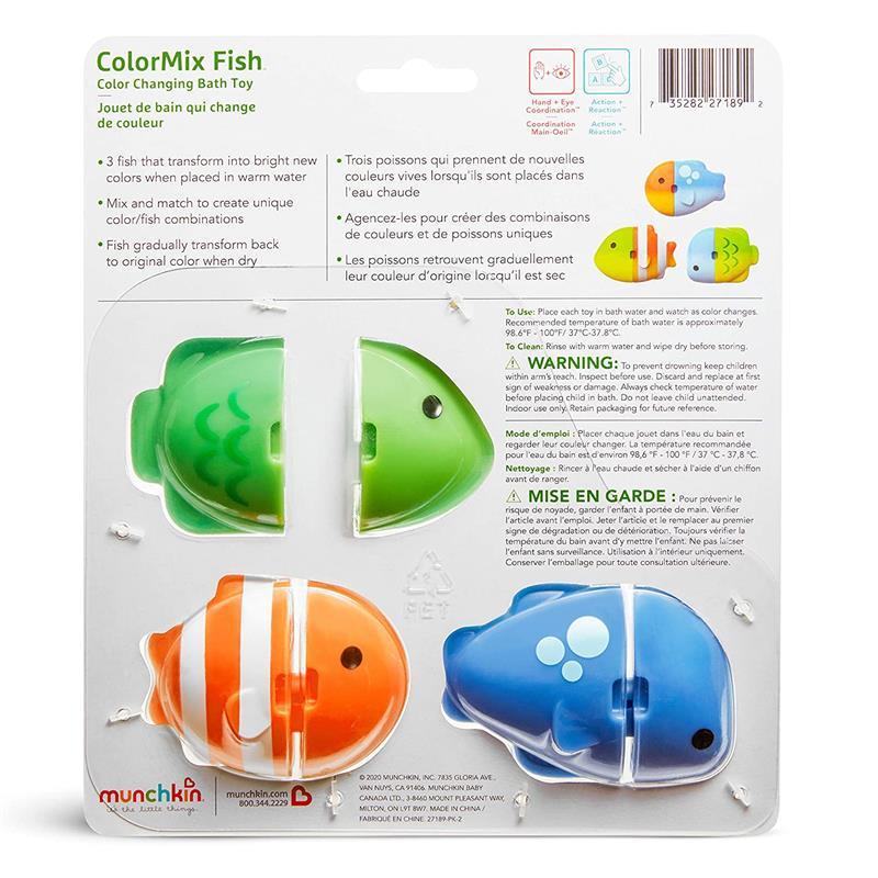 Munchkin Colormix Fish Color Changing Fish Bath Toy Image 2