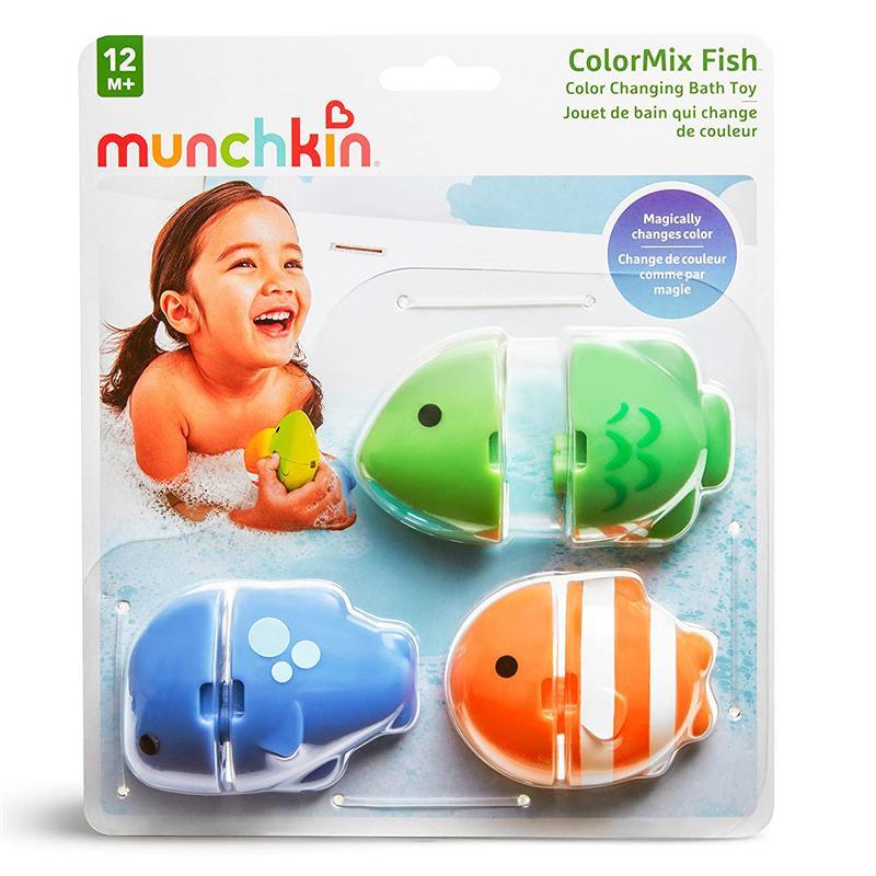 Munchkin Colormix Fish Color Changing Fish Bath Toy Image 3