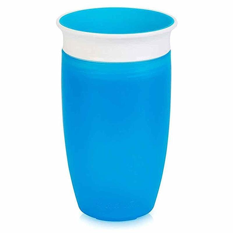 Munchkin Miracle Stainless Steel 360 Sippy Cup, Blue, 10 oz