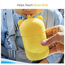 Munchkin Gentle Transition Honey Bear Straw Cup for Babies, Yellow Image 2