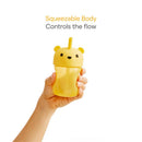 Munchkin Gentle Transition Honey Bear Straw Cup for Babies, Yellow Image 3