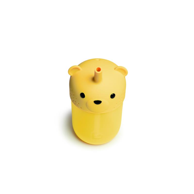 Munchkin Gentle Transition Honey Bear Straw Cup for Babies, Yellow Image 6