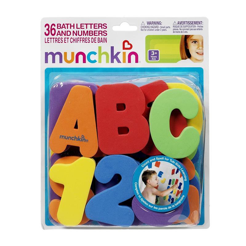 36Pcs Play Set Of Bath Foam Letters & Numbers Educational Shower Toys for  Babys