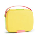 Munchkin - Lunch Bento Box with Stainless Steel Utensils (Yellow & Pink) Image 1