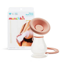 Munchkin Manual Breast Pump for Breastmilk, Clear/Pink Image 1