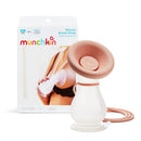 Munchkin Manual Breast Pump for Breastmilk, Clear/Pink Image 1