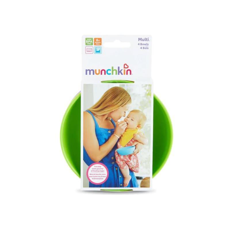 Munchkin Multi Bowls. 4-Pack, Assorted Colors Image 8