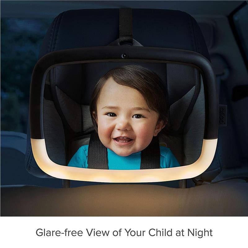 Munchkin - Night Light Pivot Baby in-Sight Adjustable Car Mirror Image 2