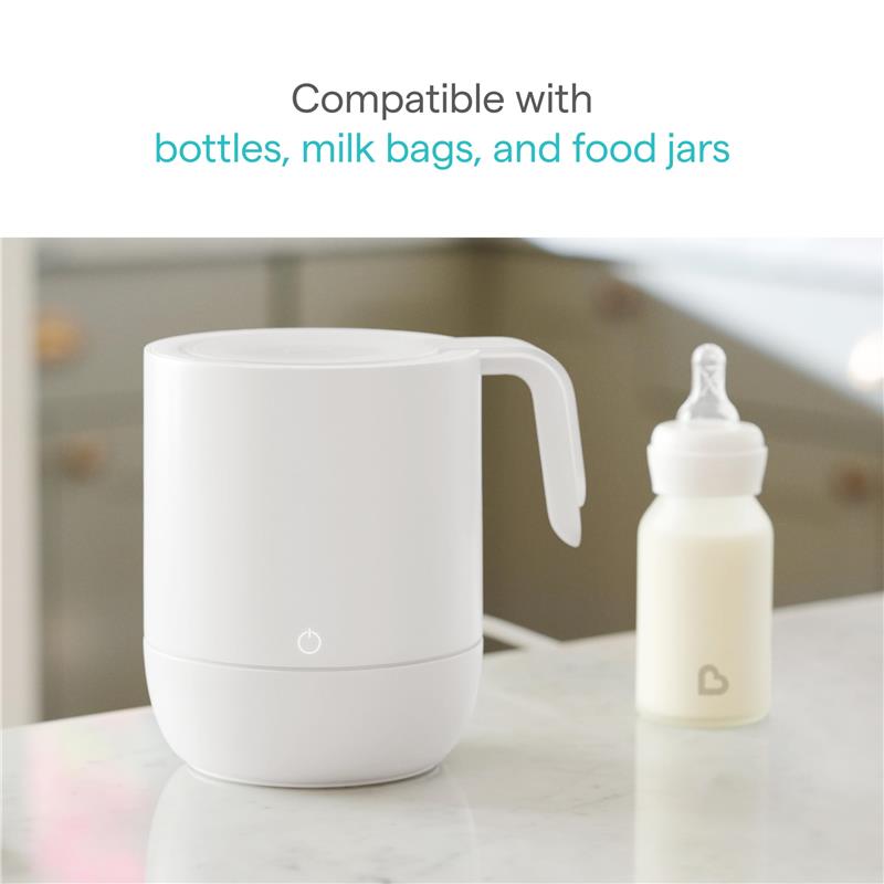 Munchkin Precision Baby Bottle Warmer for Breastmilk, White (Plug-in) Image 4