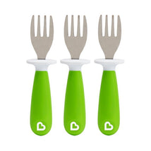Munchkin - Raise 3Pk Toddler Forks, Green Image 1