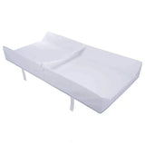 Secure Grip Changing Pad with a white surface and raised sides for added safety during diaper changes.