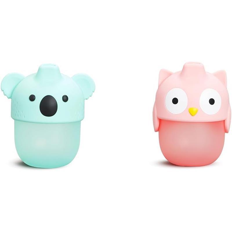 Munchkin - Soft-Touch Spill Proof Baby and Toddler Sippy Cups, 8 Ounce Whoo Owl Image 3