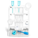 Munchkin - Tidy Dry Space Saving Vertical Bottle Drying Rack for Baby Bottles and Accessories, White Image 3
