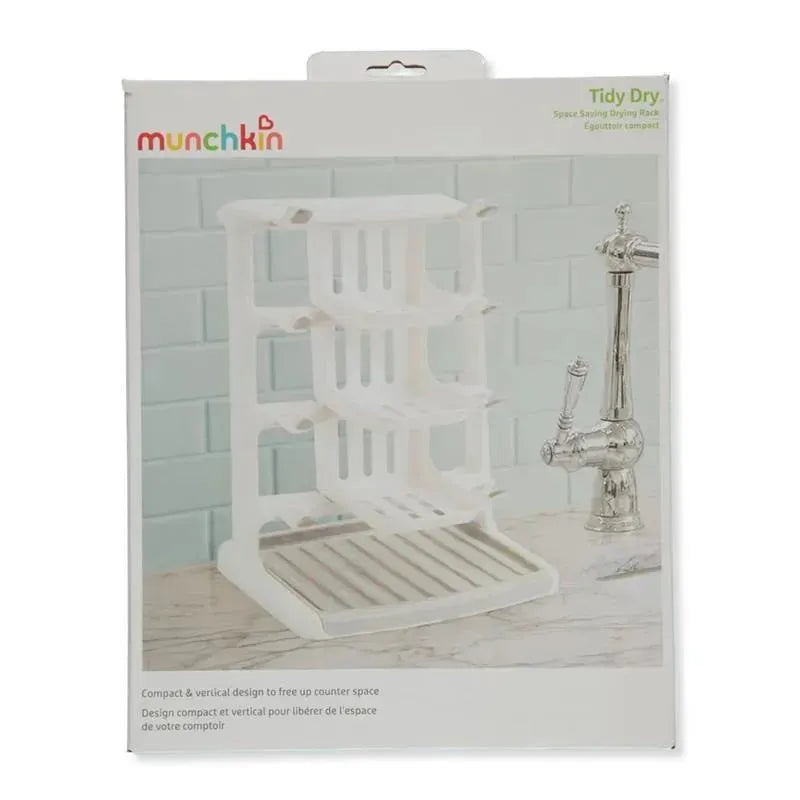 Munchkin Tidy Dry Space Saving Vertical Bottle Drying Rack for Baby
