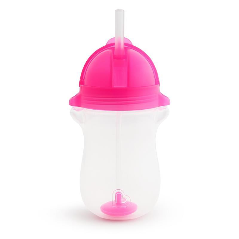 Munchkin Weighted Straw Cup - 10Oz/Pink Image 1