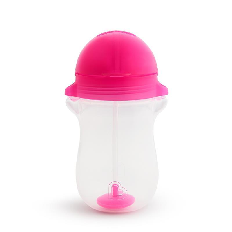 Munchkin Weighted Straw Cup - 10Oz/Pink Image 3