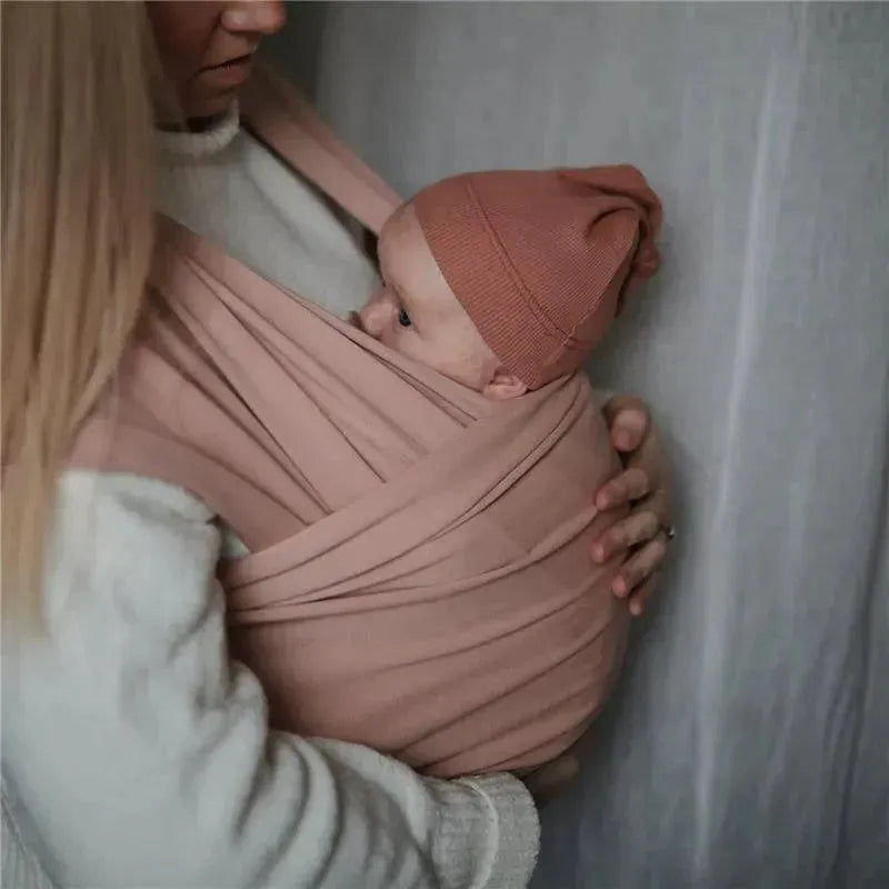 Mushie - 100% Organic Cotton Baby Wrap Carrier, Image 3