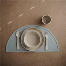 Mushie - 2Pk Round Dinnerware Plates Set, Vanilla Image 9