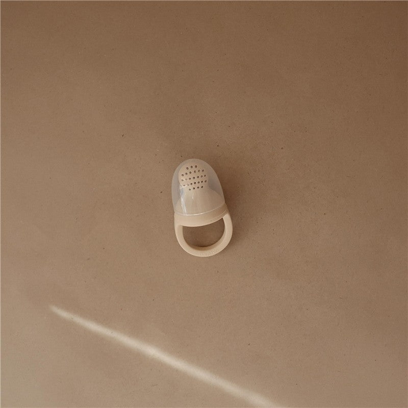 Mushie Silicone Fresh Food Feeder 2-Pack - Shifting Sand Image 2